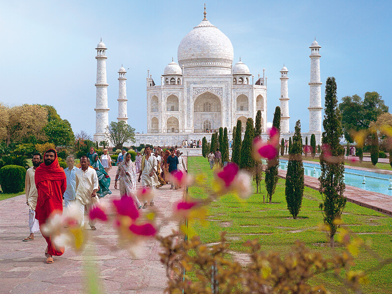 Muss man einmal im Leben gesehen haben: Taj Mahal in Agra